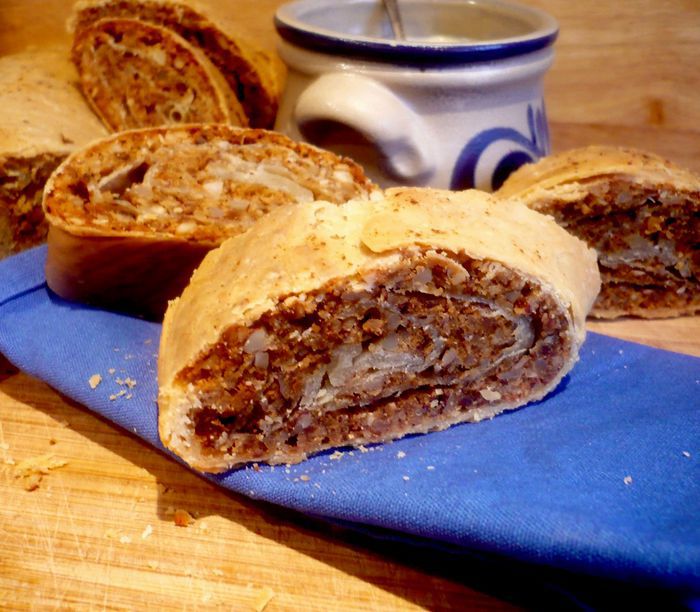 Ореховый штрудель с миндальным соусом, или работа над ошибками