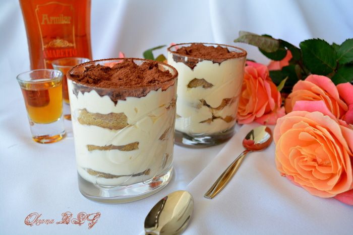 Тирамису со вкусом амаретто
