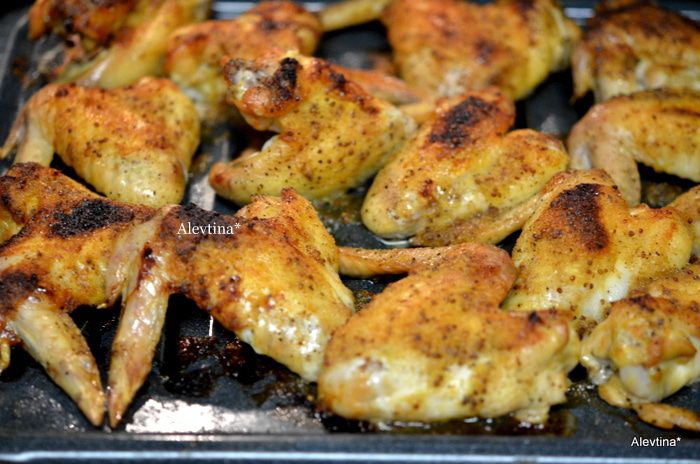 Куриные крылышки в глазури
