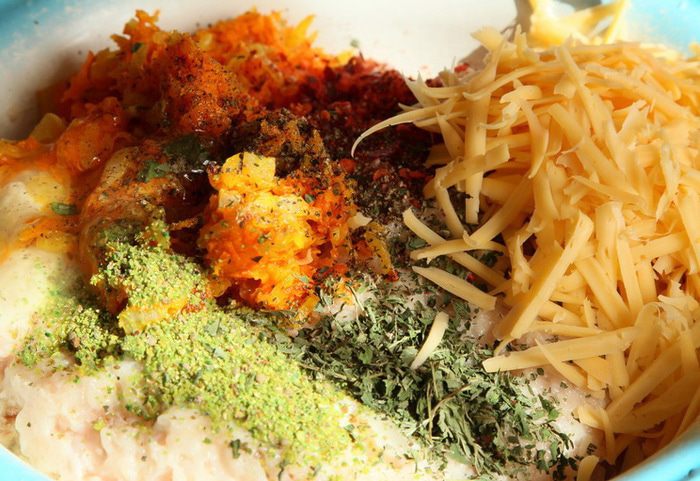 Тефтельки с мятой и баклажаном