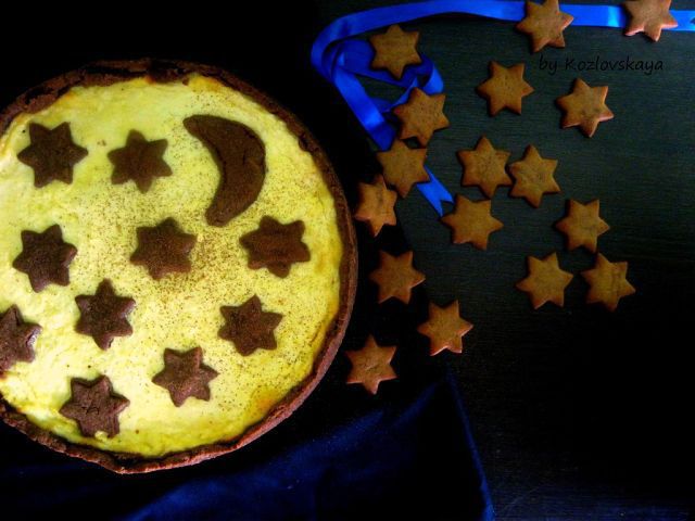 Творожный пирог &amp;quot;Звездные ночи&amp;quot;