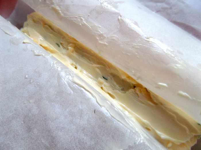 Сливочное масло с начинкой из краба и зелени (для Елены Ковач)