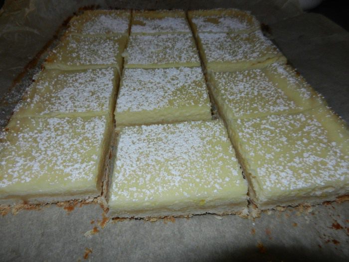 Лимонные кусочки (Lemon Bars)