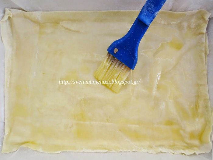 Пирог из теста фило с медово-ореховой начинкой