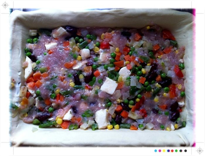 Пирог с овощами и курицей &amp;quot;Рина&amp;quot;