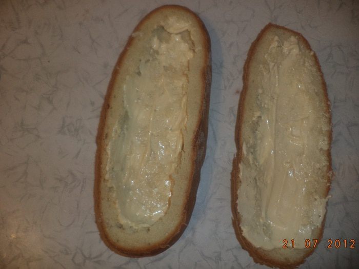 Фаршированный  батон