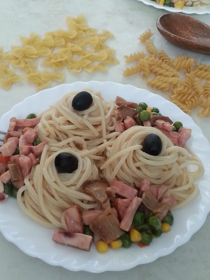 Спагетти &amp;quot;Три вкуса&amp;quot;