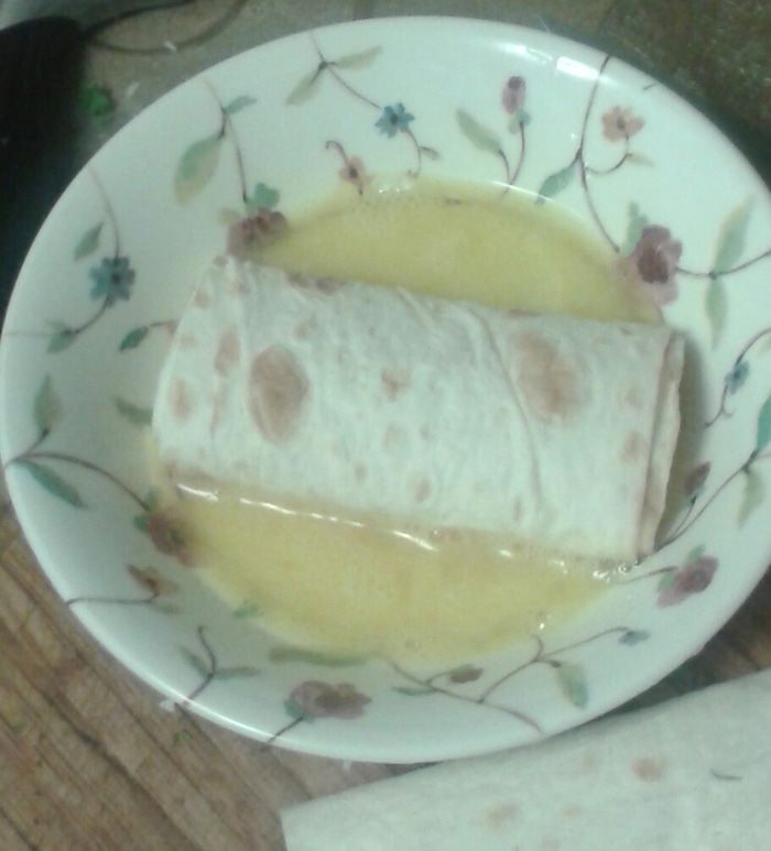 Лаваш под грилем с сырной корочкой