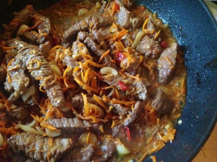 Стир-фрай из говядины по-китайски