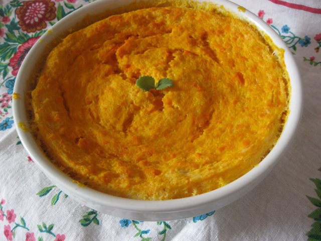 Суфле из моркови и творога