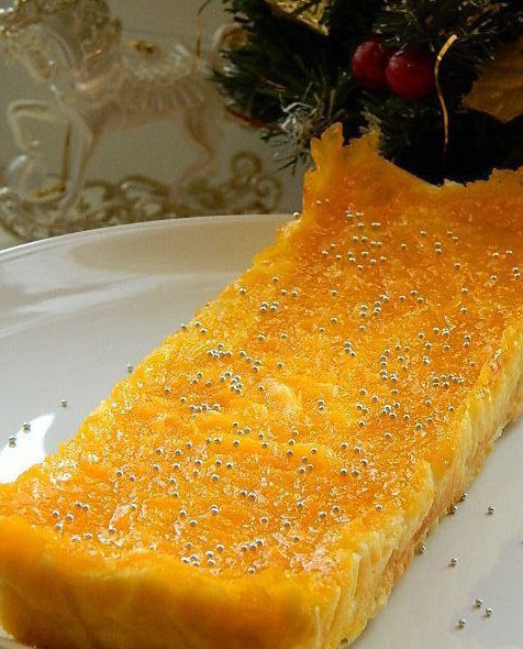 Творожная запеканка с мандаринами