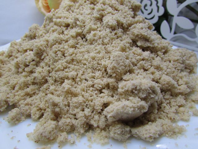 Пирог с карамелизированной тыквой, фисташками и марципаном