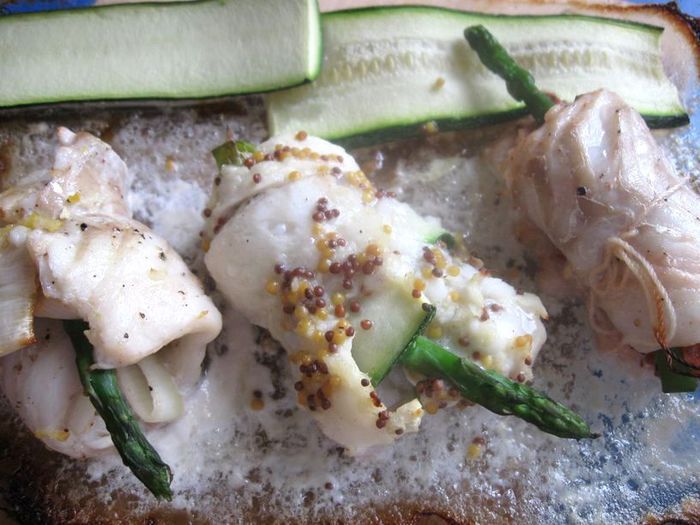 Рулеты из трески «Трио из Бельвилля»