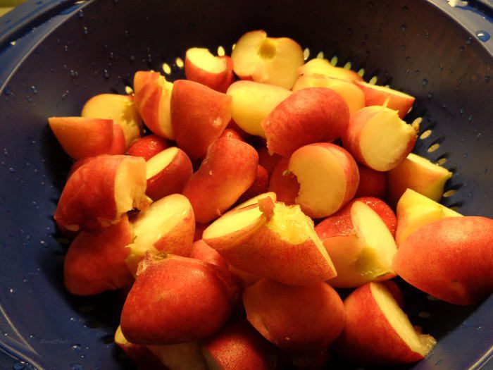 Клубнично-персиковый конфитюр