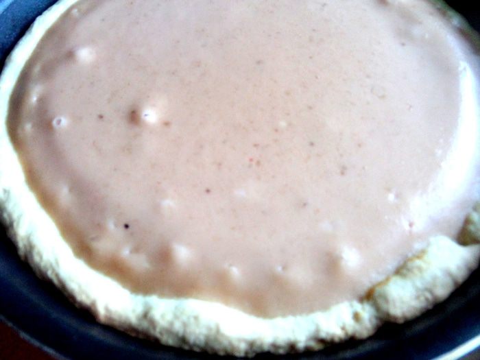 Банановый пирог на песочной основе