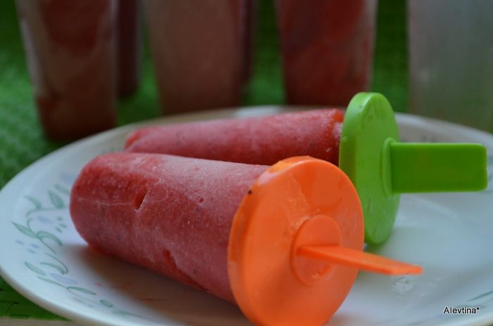 Клубничный щербет