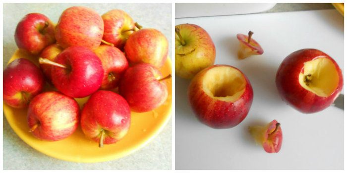 Хрустящая утка с печеными яблочками