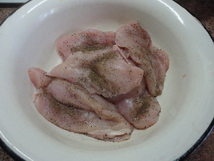 Куриное филе с цукини