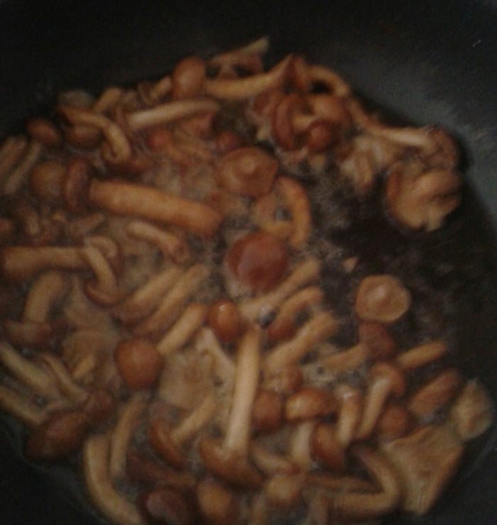 Постный борщ с опятами