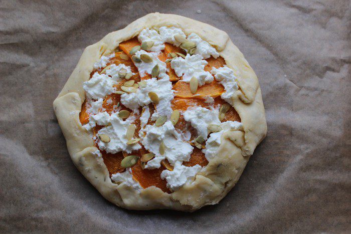 Галета с тыквой на сырном тесте (для VICKY) 