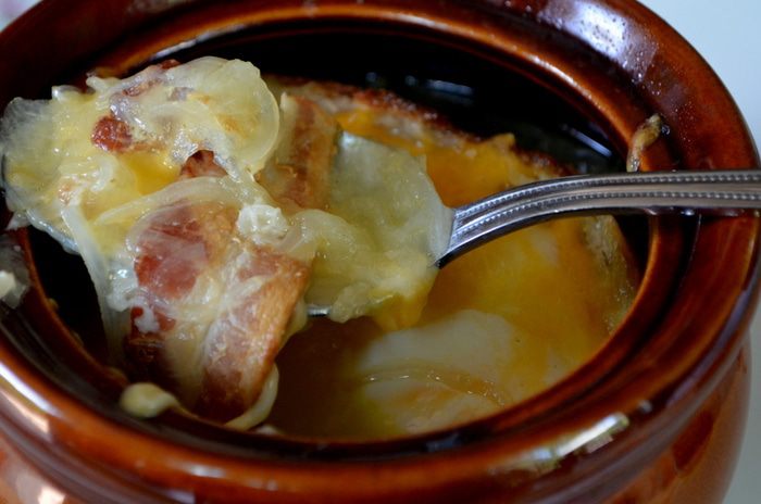  Луково-беконовый суп