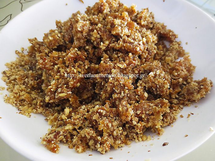 Пирог из теста фило с медово-ореховой начинкой