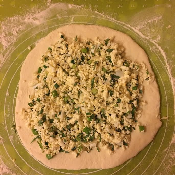 Лепешки с ароматной начинкой