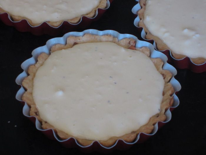 Тарталетки с овощами и йогуртовой заливкой