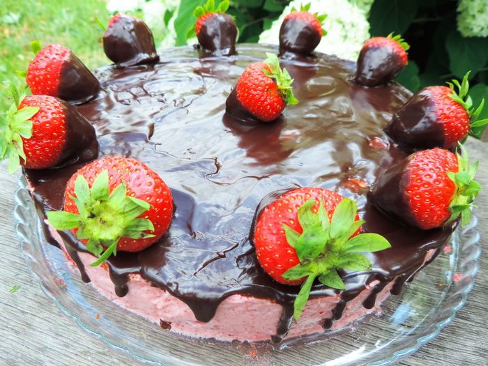 Торт-мусс &amp;quot;Клубника в шоколаде&amp;quot;