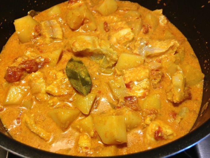 Простое рыбное карри