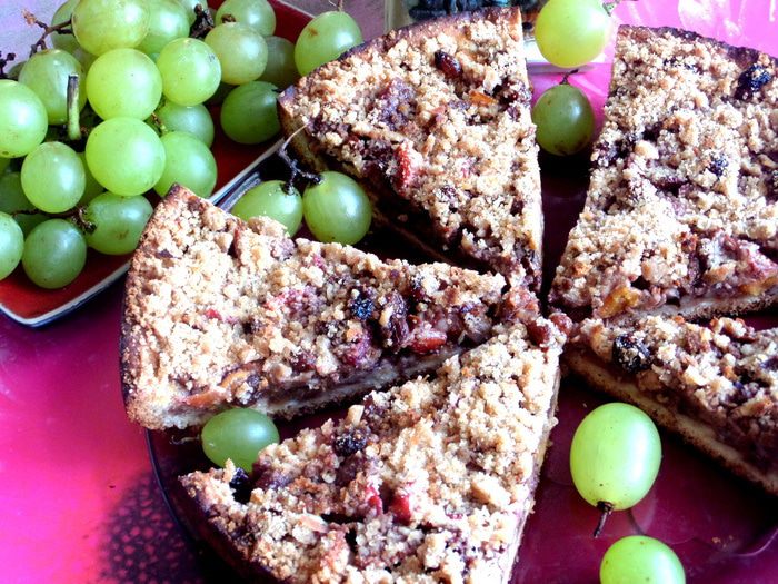 Пирог &amp;quot;Фрукты под крошкой&amp;quot;