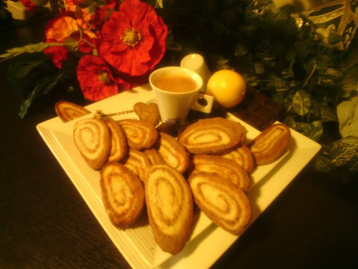 Спирали шоколадно-лимонные (Spirales au chocolat et au citron )