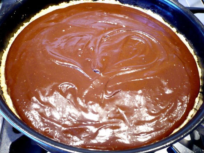 Шоколадно-арахисовый тарт для Ириши burra.salvia «Поле чудес»