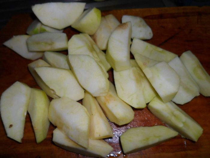 Слойка с яблоками