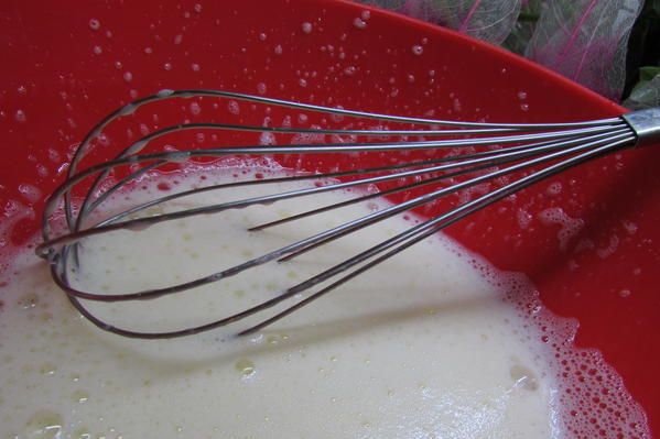 Сырные блины с зеленью