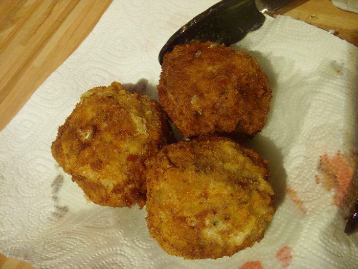 Яйца во фритюре по-шотландски