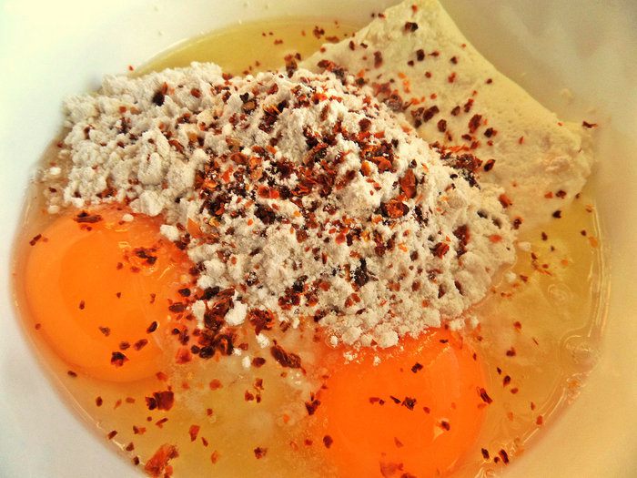 Творожные ньокки со шпинатом, запечённые под сыром