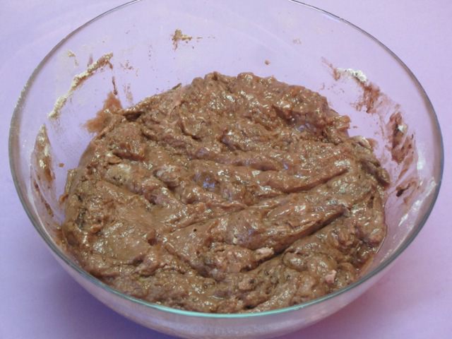 Вишнево-шоколадный кекс