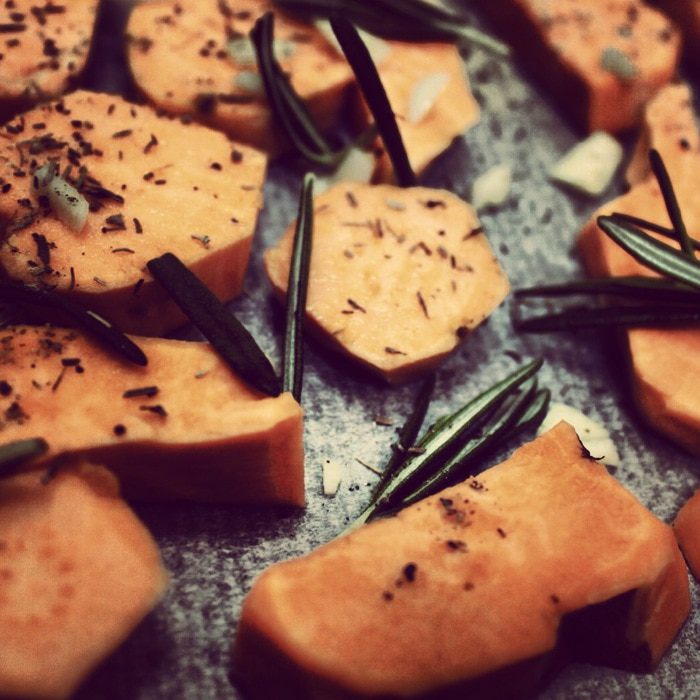 Запеченное филе хека с бататом