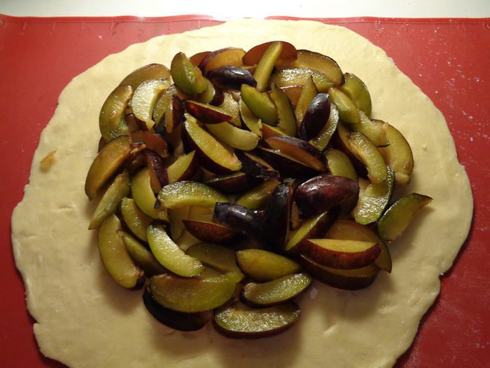 Дачная сливовая галета