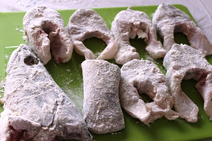 Жареный судак с мускатным орехом