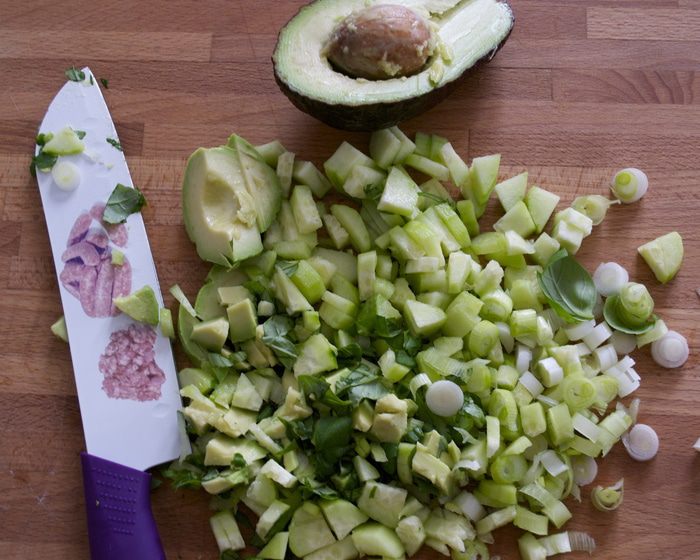 Измельченный зеленый салат от Дж. Оливера