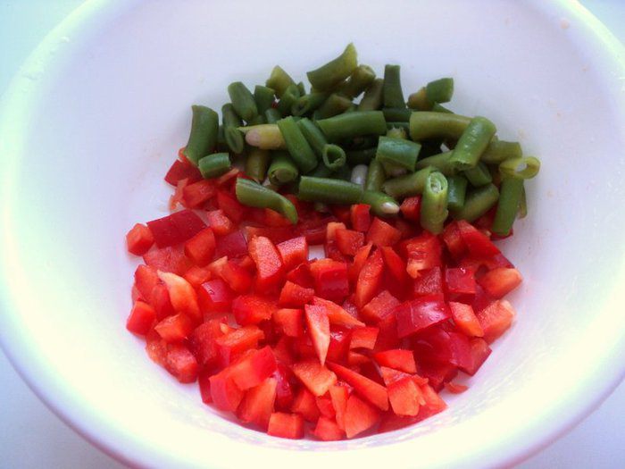 Террин с овощами