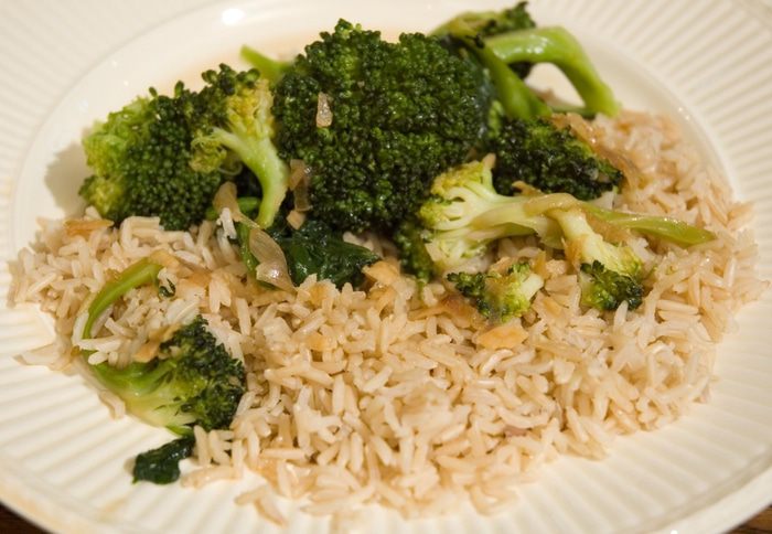 Рис с брокколи по-китайски  