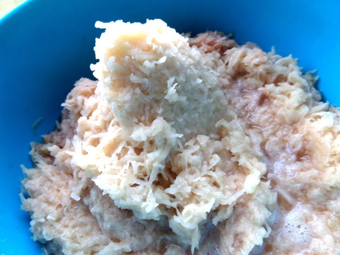 Драники с мясной начинкой