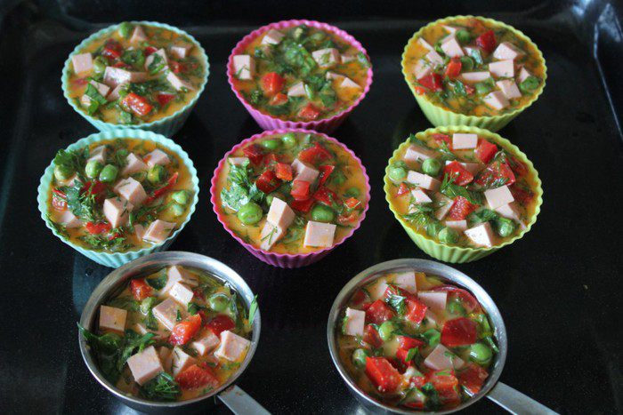 Закусочные яичные маффины