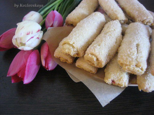 Печенье &amp;quot;Сахарные трубочки&amp;quot;