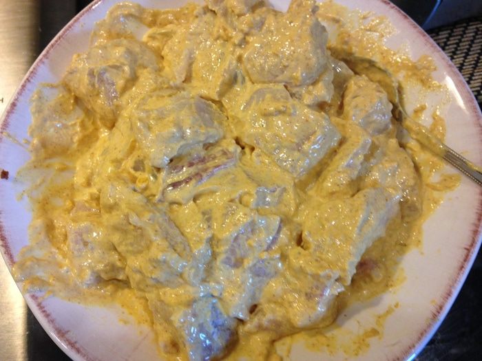 Простое рыбное карри