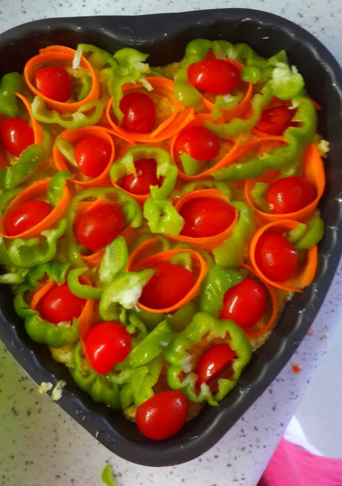 Пицца овощная &amp;quot;Для себя любимой&amp;quot; 