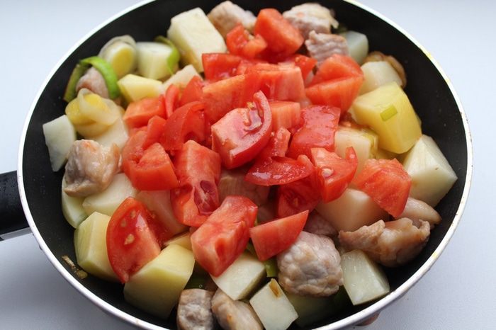 Тыква с мясным рагу